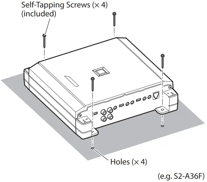 ALPINE S2 A36F S2 A55V 4 Channel Power Amplifiers - INSTALLATION