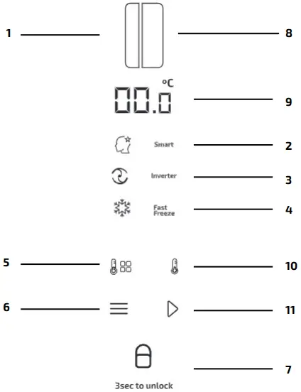 cecotec CoolMarket SBS 430 Refrigerator A2