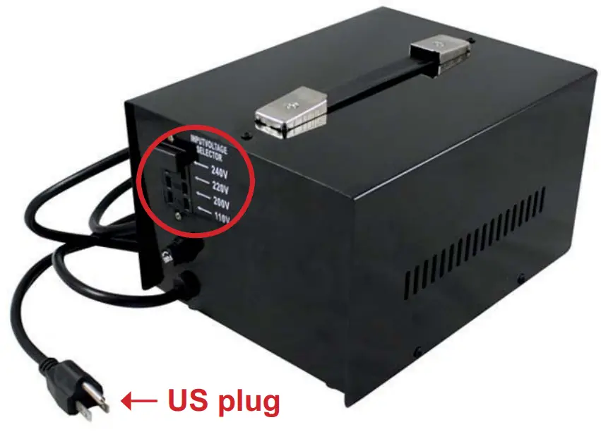 User manual for voltage transformer RV-1000 / RV-2000 / RV-3000