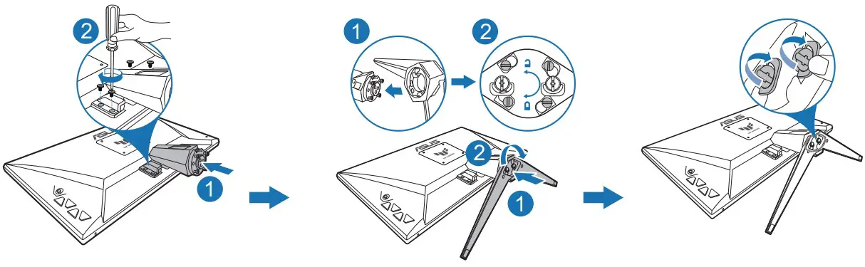 Assembling the monitor