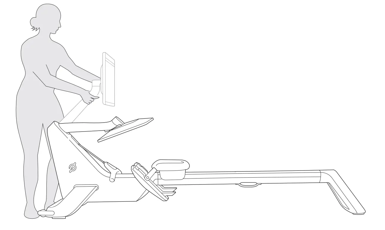 Storing The Peloton Row Upright