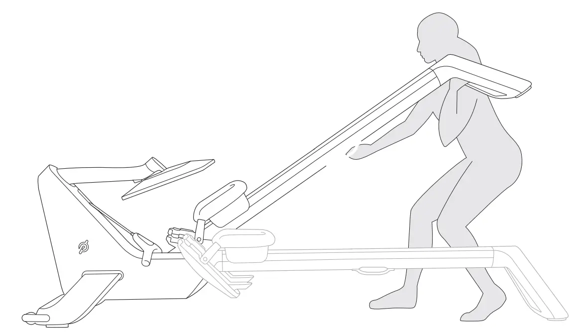 Storing The Peloton Row Upright
