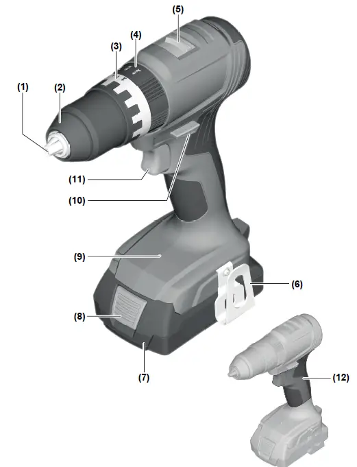 BOSCH 06019K3370 18V 2 x 2.0Ah Li-Ion Coolpack Brushless Cordless Drill-Driver 2
