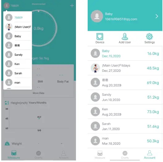 Aukey Home BM-X1 Body Composition Monitor 14