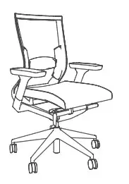 OLG LXHDPKG 3B Balance Executive with Arms and Lumbar- Arms