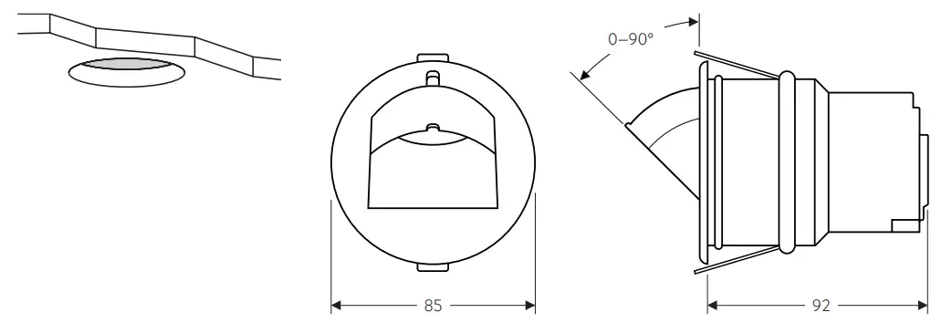 CP-electronics-EBDRC-PRM-Ceiling-Mounted-PIR-Presence-Detectors-fig-1