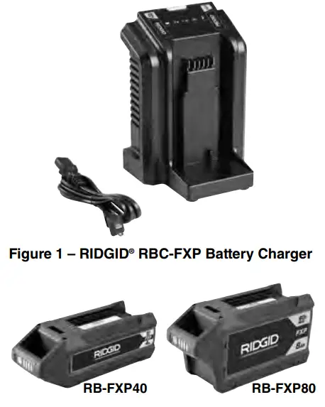 RIDGID RBC FXP Battery Charger - Description