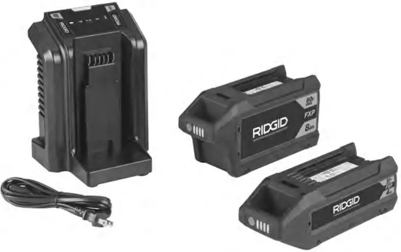 RIDGID RBC FXP Battery Charger - RB-FXPXX Batteries