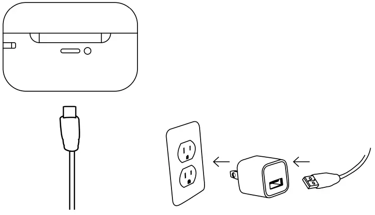 ISOtunes IT 17 CALIBER Electronic Hearing Protector Earbuds - Charging the Case