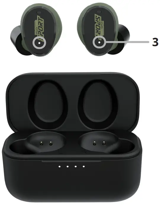 ISOtunes IT 17 CALIBER Electronic Hearing Protector Earbuds - Power