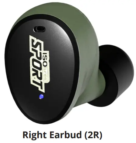 ISOtunes IT 17 CALIBER Electronic Hearing Protector Earbuds - Volume Control