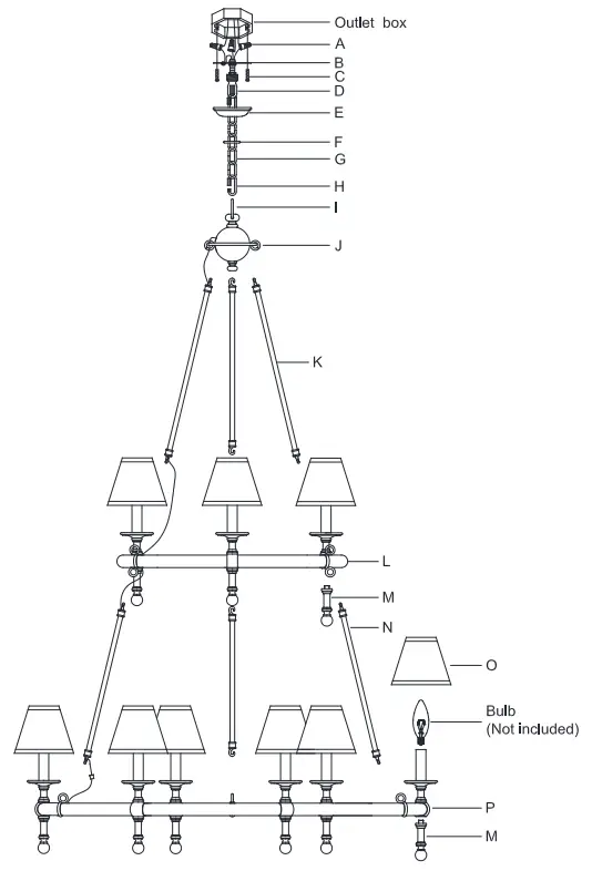 VISUAL-COMFORT-SL-5813-Classic-Two-Tier-Ring-Chandelier-fig 1