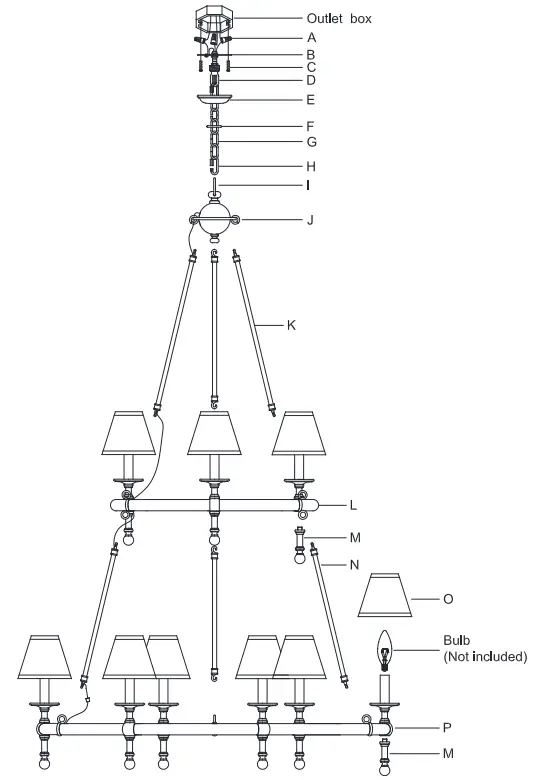 VISUAL-COMFORT-SL-5813-Classic-Two-Tier-Ring-Chandelier-fig 2