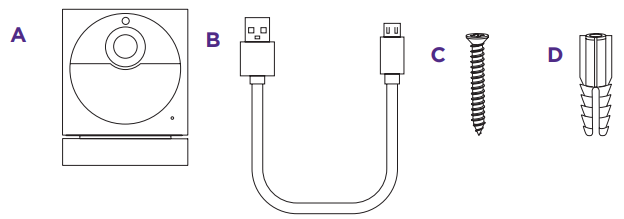 Roku CW2000R Outdoor Camera - included