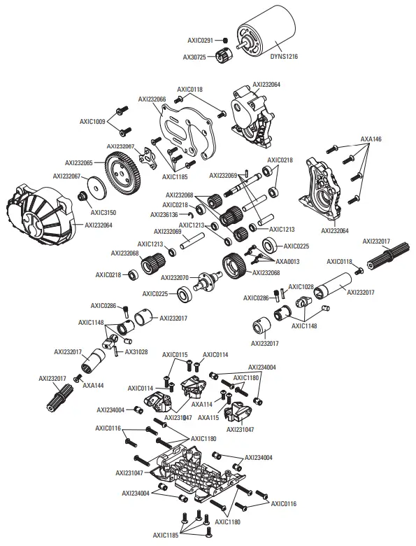 Axial AXI03030 RC Truck RC Jeep and RC Bronco - TOOLS