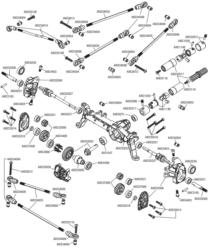 Axial AXI03030 RC Truck RC Jeep and RC Bronco - TOOLS