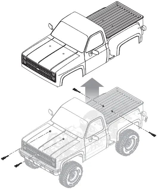 Axial AXI03030 RC Truck RC Jeep and RC Bronco - TOOLS