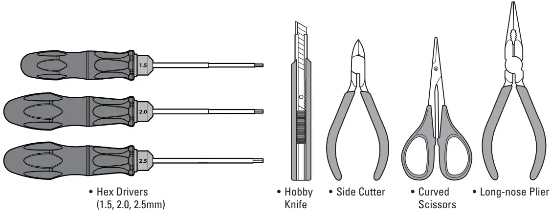 Axial AXI03030 RC Truck RC Jeep and RC Bronco - TOOLS