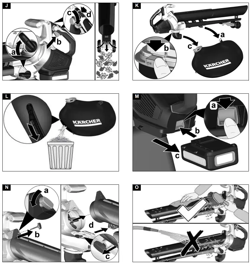 K RCHER BLV 18 200 Battery Leaf Blower and Blower - fig3