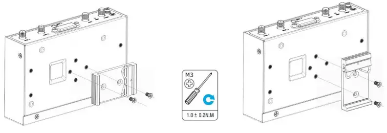 robuste R2011 Versatile IoT Router with 5 Ethernet Ports - Hardware Installation 4