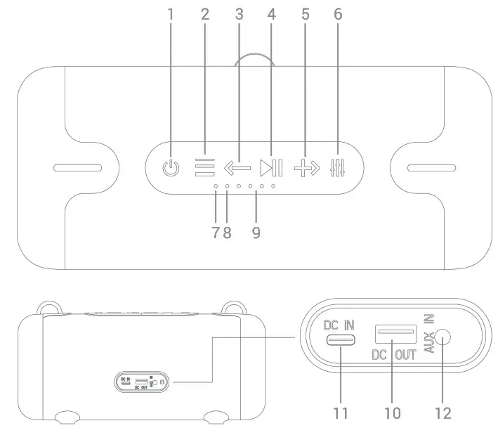ENERGY SISTEM Urban Box 6 Waterproof Bluetooth Speaker - Fig