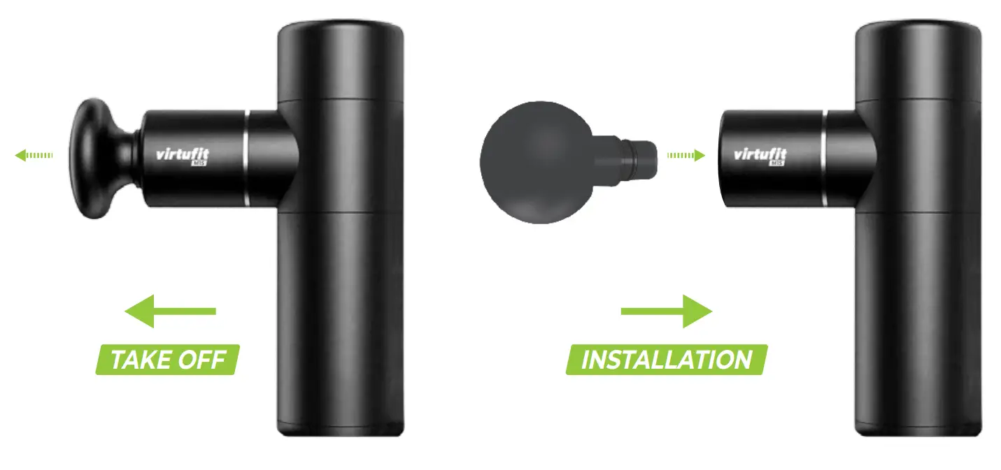 Changing the Massage Head 