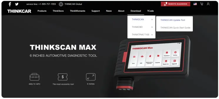THINKCAR-THINKSCAN-Plus-S7-Touchscreen-OBD2-Scanner-fig-1