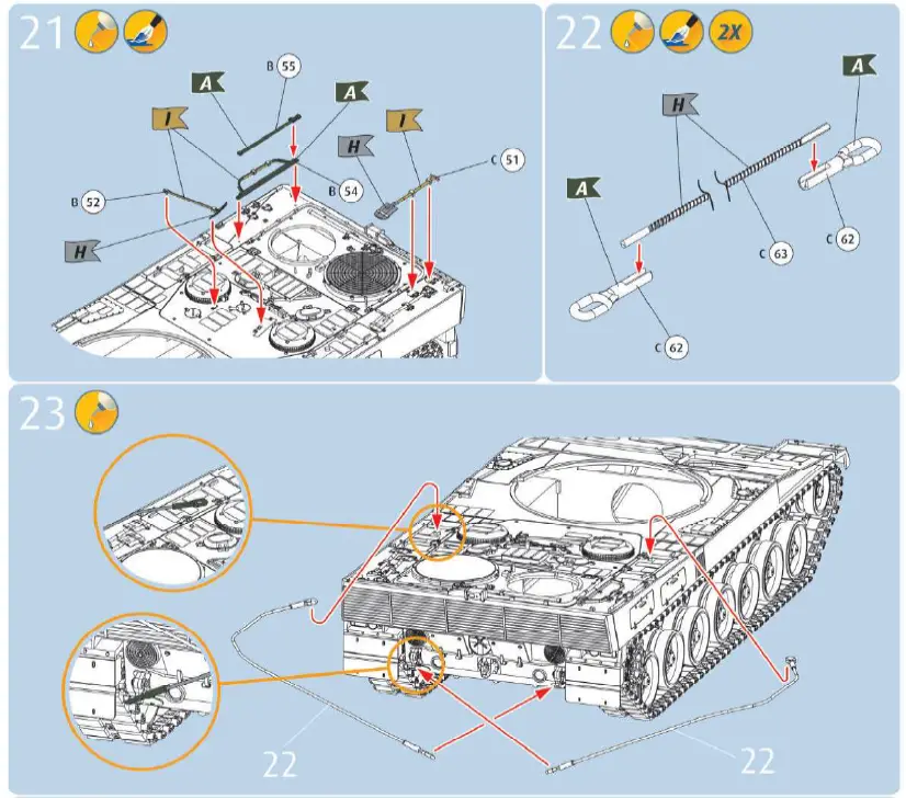 Revell RV03281 Leopard 2A6-A6NL Plastic-fig-39