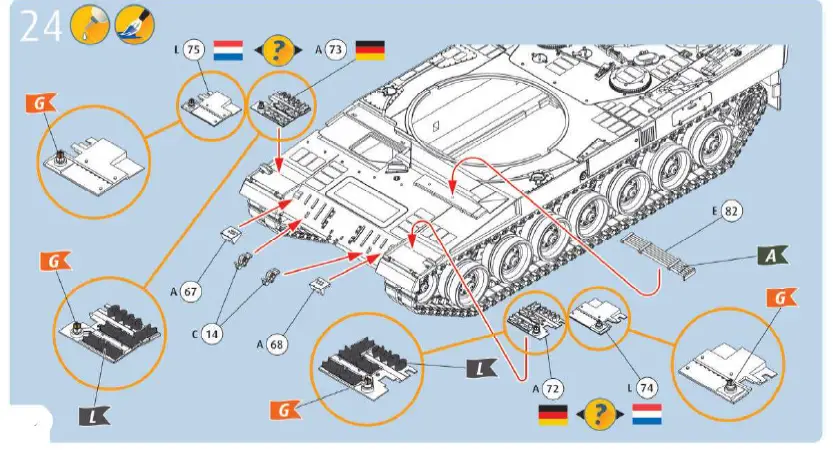 Revell RV03281 Leopard 2A6-A6NL Plastic-fig-40
