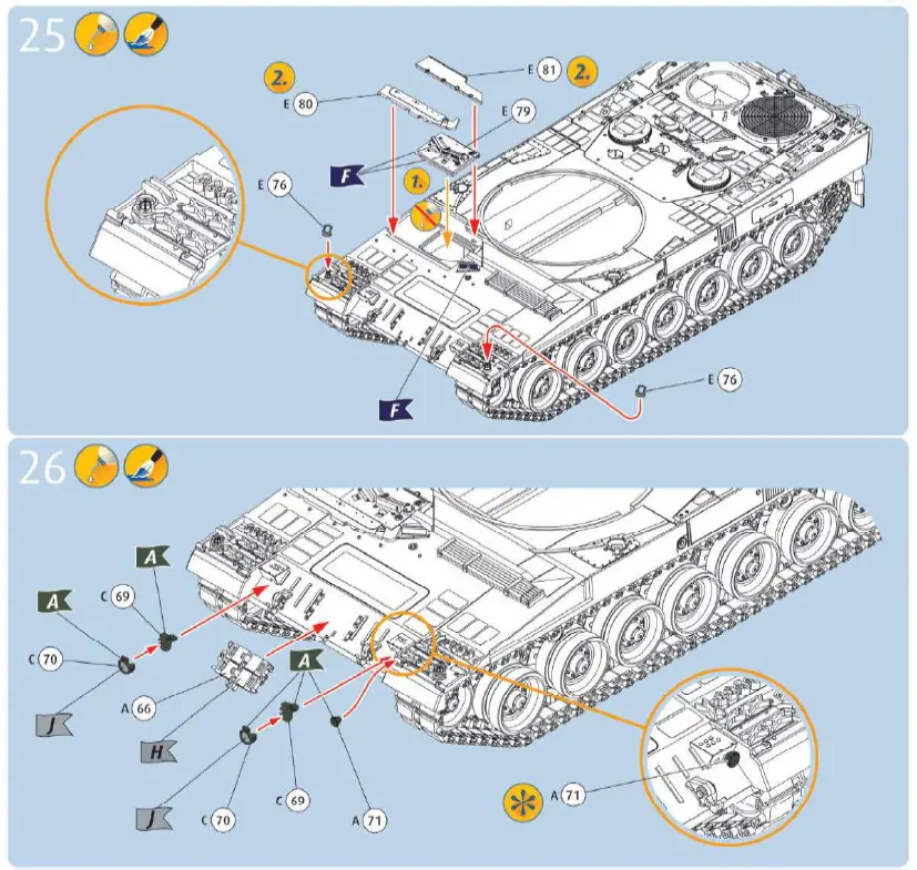 Revell RV03281 Leopard 2A6-A6NL Plastic-fig-41