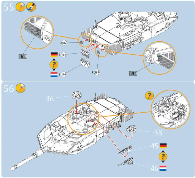 Revell RV03281 Leopard 2A6-A6NL Plastic-fig-53