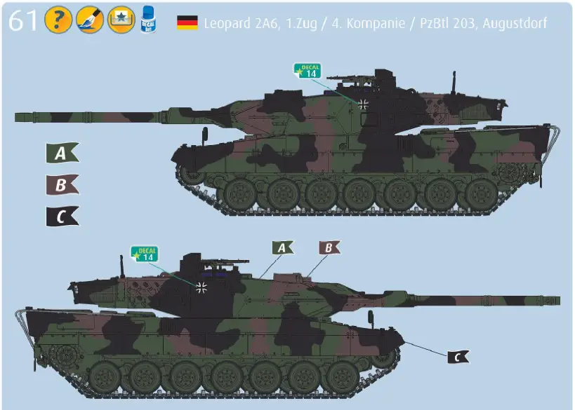 Revell RV03281 Leopard 2A6-A6NL Plastic-fig-57