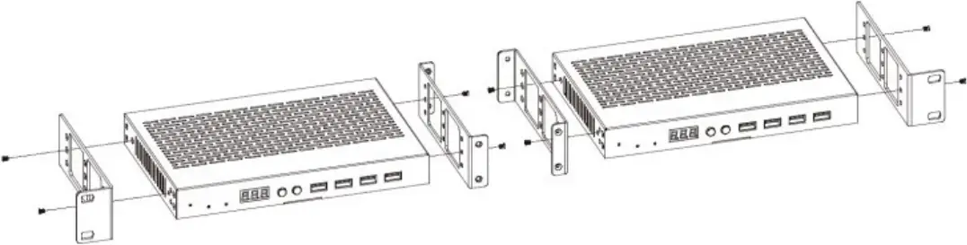 VIGILLINK VLIP-JP4k3K - Rack Mounting 4