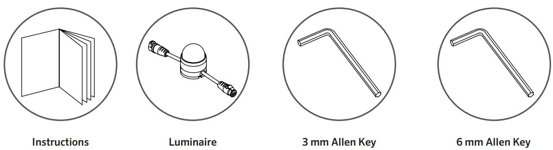 LUMASCAPE FAISCA F3 LS9230 - Components