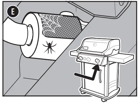 SPIRIT EX-325S Smart Propane Gas Grill - flow to the burners