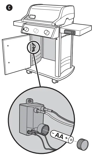 SPIRIT EX-325S Smart Propane Gas Grill - installed correctly