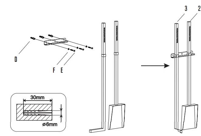 TAGWOOD BBQ BBQ25SS Built in Charcoal Grill - Assembly 4