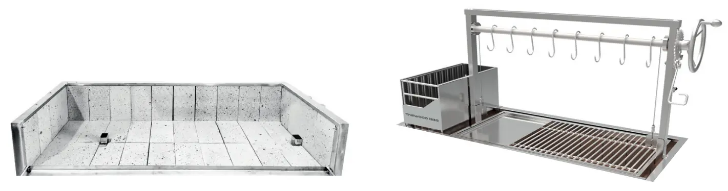 TAGWOOD BBQ BBQ25SS Built in Charcoal Grill - Assembly 6