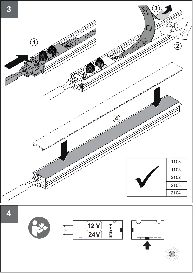 HAFELE 833 89 200 Series Inline Switch - FIGURE 2