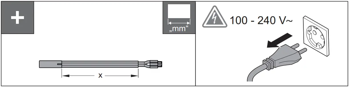 HAFELE 833 89 200 Series Inline Switch - Plus