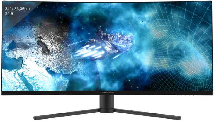 LC-POWER LC-M34-UWQHD-144-C-Q Gaming Monitor