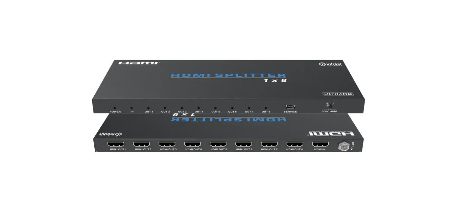 Infobit Iswitch 108 18gbps 1×8 Hdmi Splitter User Manual Infobit Iswitch 108 18gbps 1×8 Hdmi Splitter User Manual