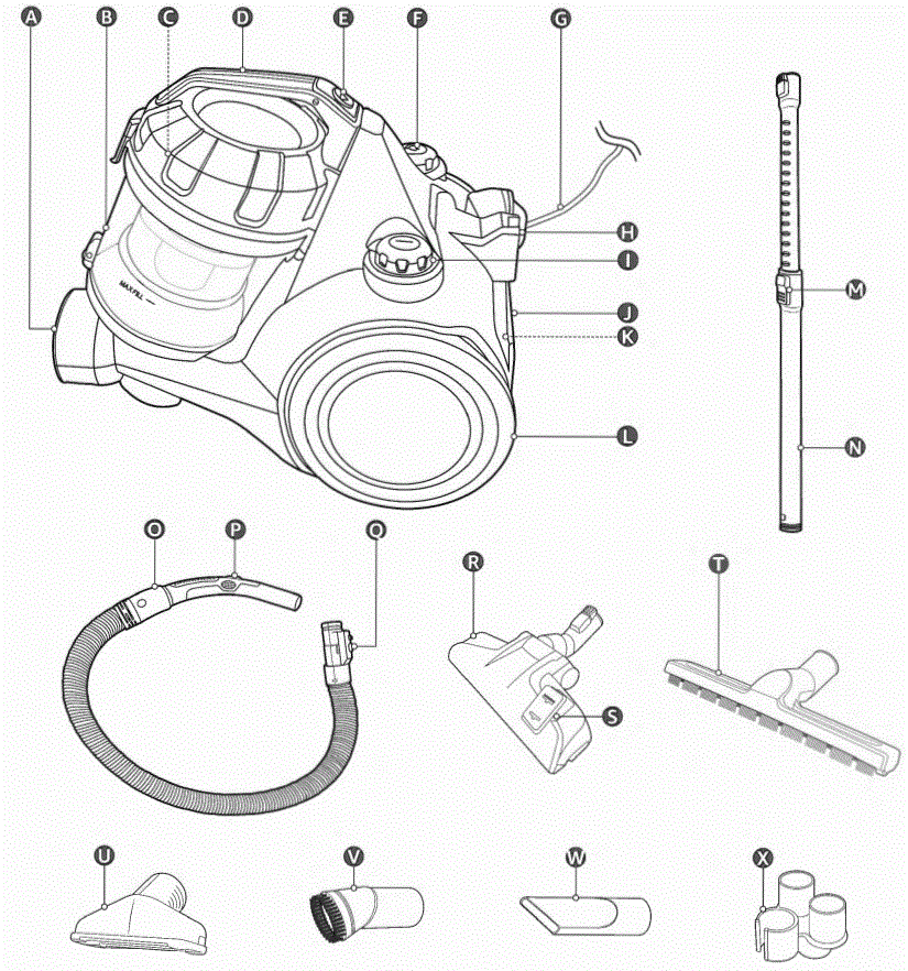 amazon-basics-B07C3NFCYC-Cylindrical-Bagless-Vacuum-Cleaner-1