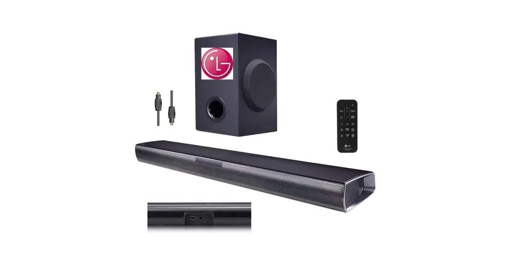 Lg Sqc1 2.1 Channel 160w Sound Bar With Wireless Subwoofer User Guide