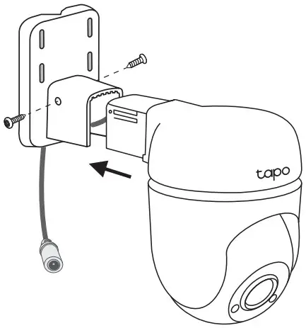 tp link Tapo C500 Outdoor Pan Tilt Home Security Wi Fi Camera - Bracket