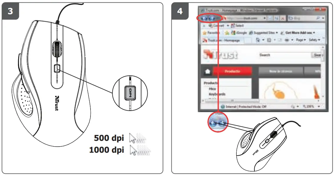 Trust 17178 MaxTrack Wireless Mouse - 2