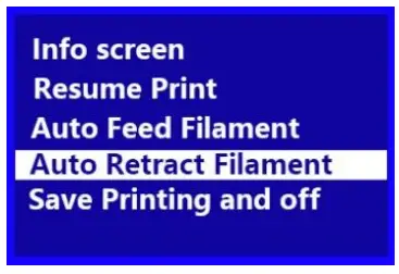 WEEDO TINA2 3D Printer - Auto Retract Filament