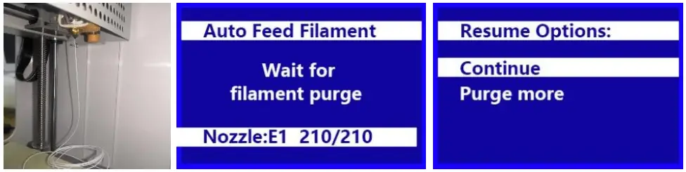 WEEDO TINA2 3D Printer - Clean the extruded