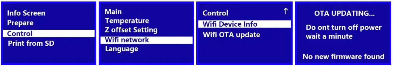 WEEDO TINA2 3D Printer - Firmware Update