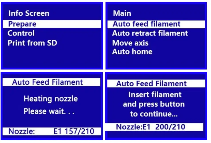WEEDO TINA2 3D Printer - Loading Filament